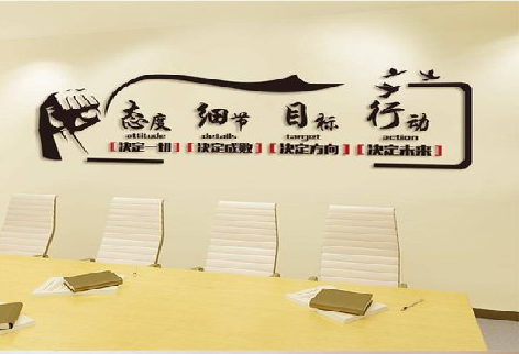 怀宁企业文化墙主要展示什么？