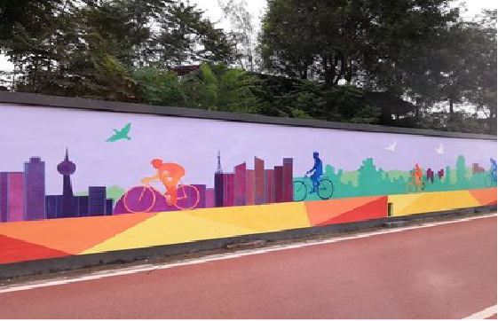 怀宁墙体彩绘-围墙