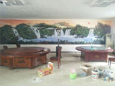 怀宁墙绘-写实风景