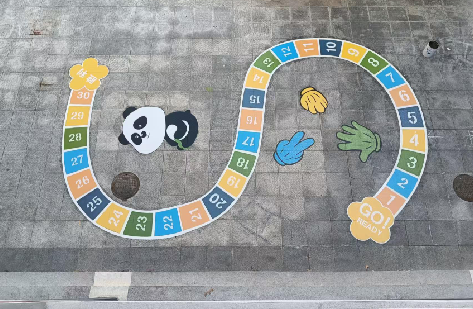 怀宁地面游戏彩绘