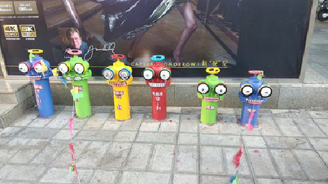 怀宁商业区彩绘