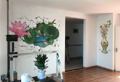 怀宁墙体彩绘相比墙纸的优势。