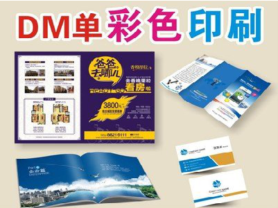 怀宁单页印刷，色彩搭配简单。